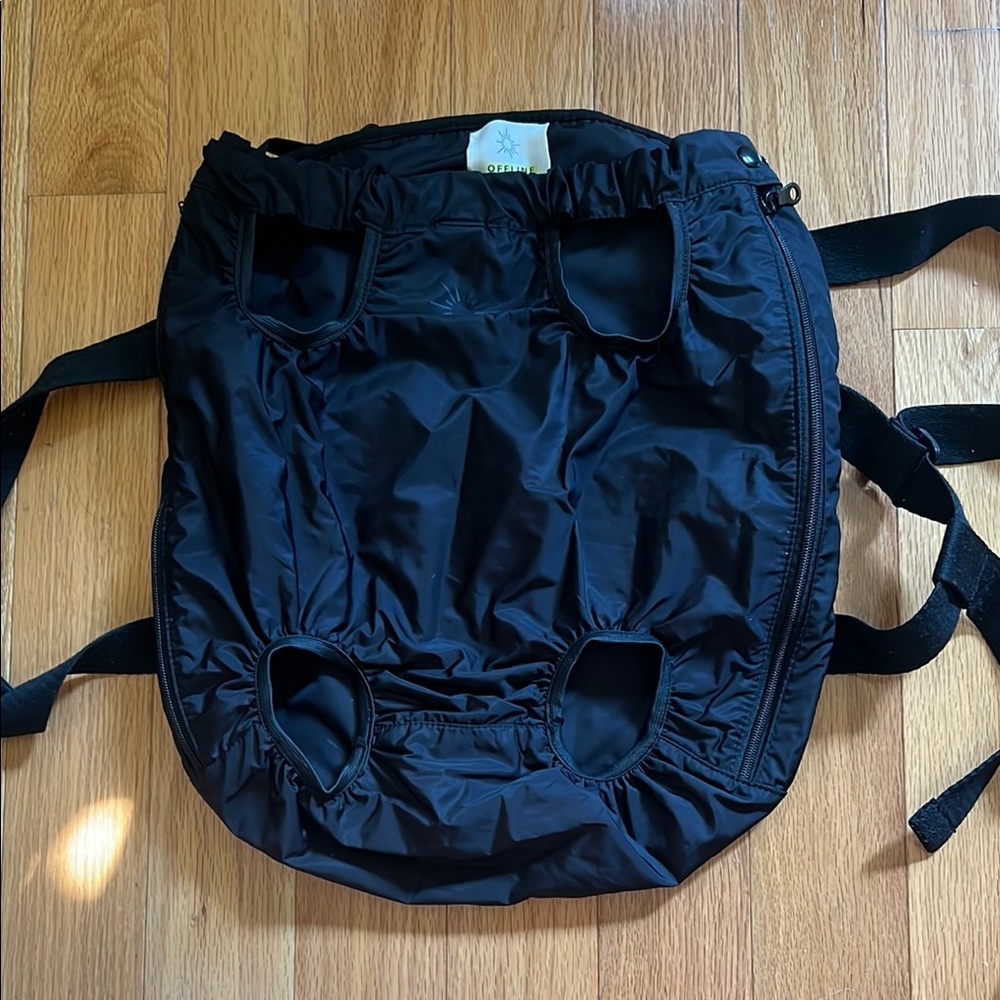 Aerie Offleash dog carrier backpack in black